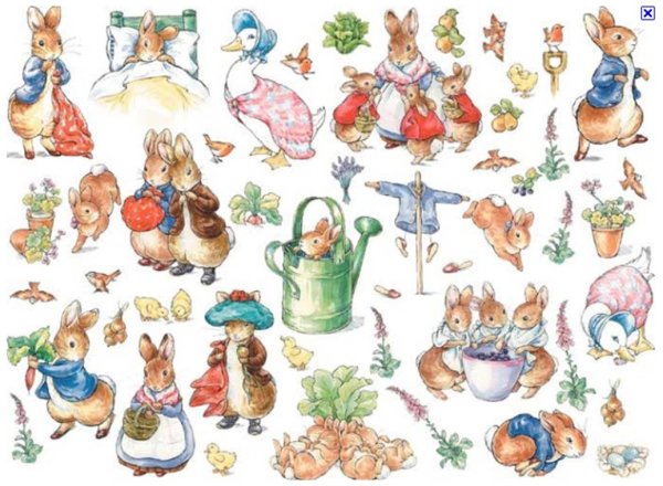 Кролик Питер рисунки Беатрис Поттер