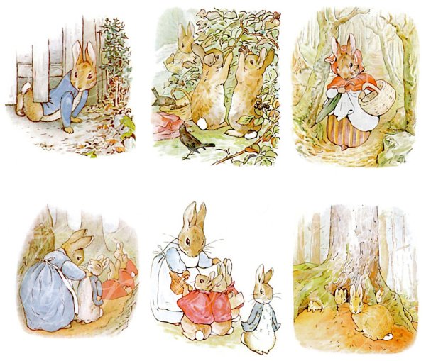 Скетчи Беатрис Поттер в хорошем качестве