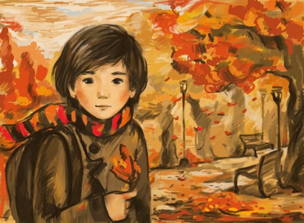 Осенние арты для детей