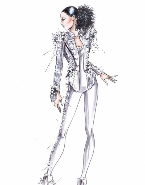 Фантастические костюмы эскизы