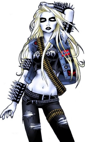 Хеви металлистки арт