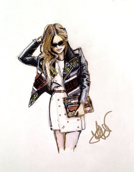 Иллюстрации в стиле фэшн