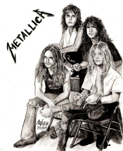 Арт рок группы Metallica