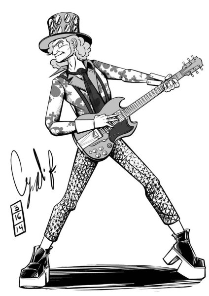 Глэм нарисовать