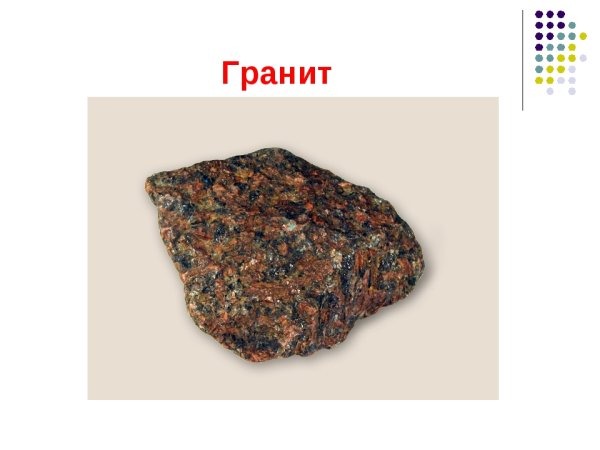 Гранит описание для детей 1 класса