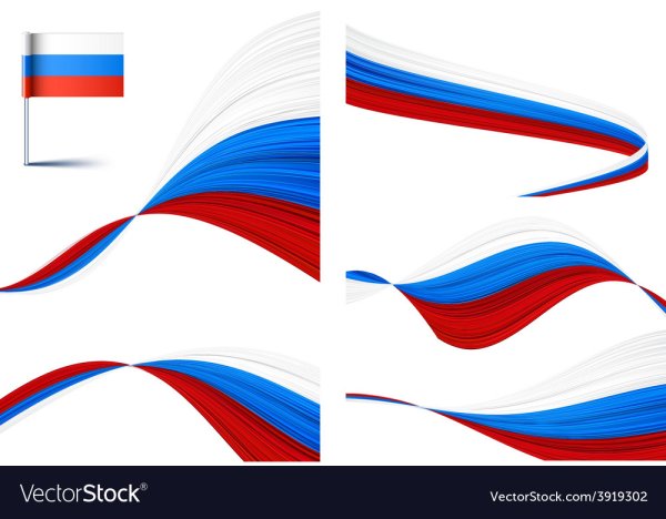 Триколор России вектор