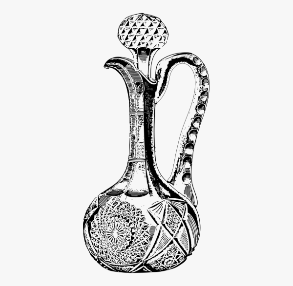 Графин с узорами