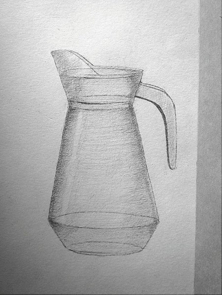 Бытовые предметы карандашом