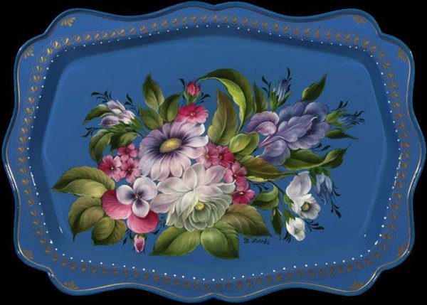 Жостовский поднос Агеева