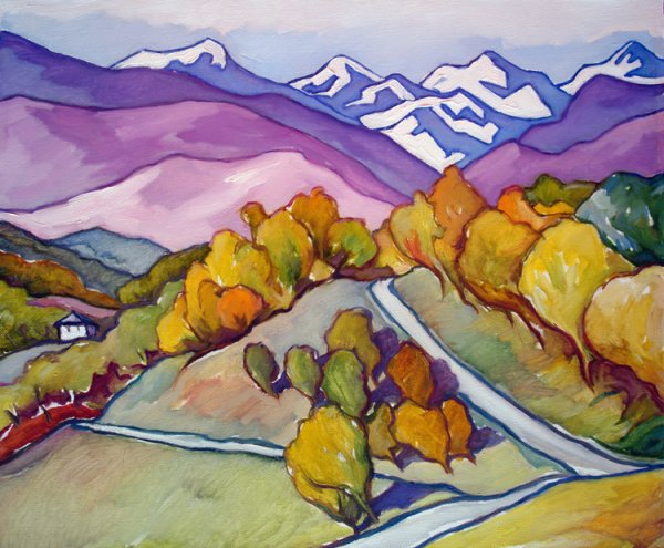 Абхазия пейзажи акварелью