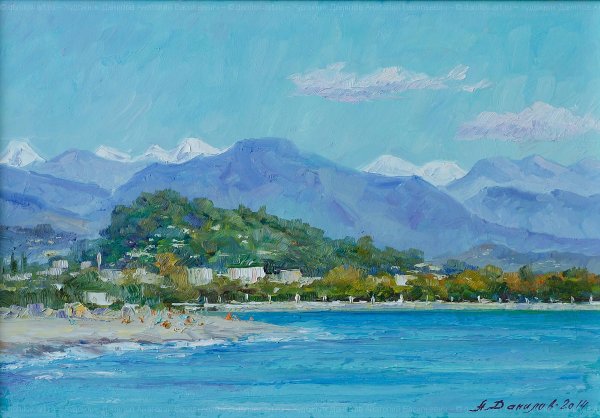 Гагра Абхазия в живописи