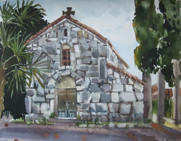 Абхазия акварель