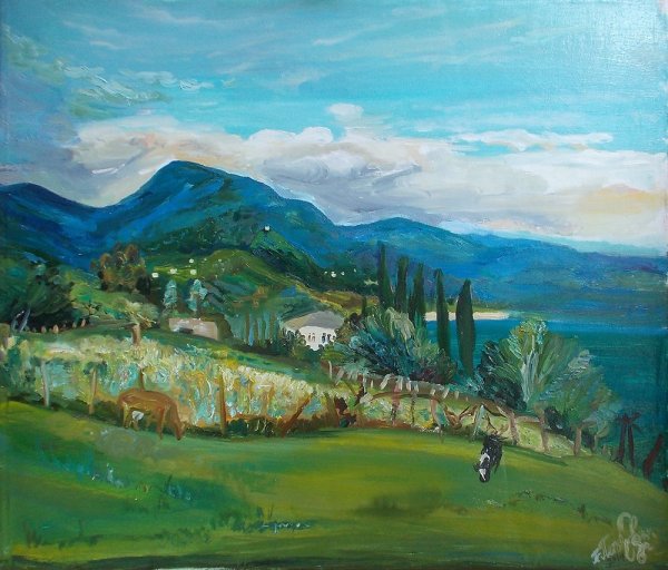 Художники Абхазии пейзаж Афон