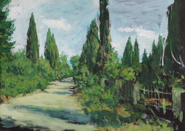 Художник Надежда Назарова, Абхазия