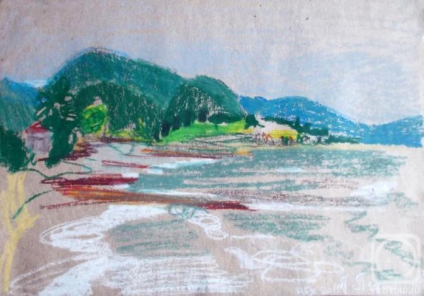 Хута Авидзба художник Абхазия