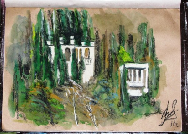 Цвижба пейзажи Гагра Абхазия