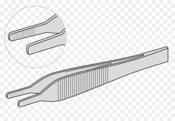 Пинцет схематично