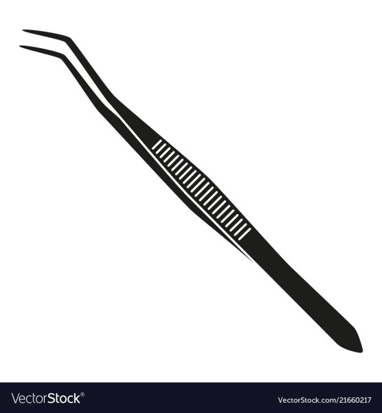 Пинцет нарисованный