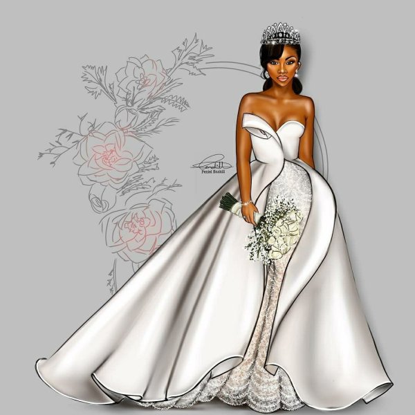 Эскизы свадебных платьев