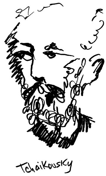 Чайковский пётр Ильич портрет