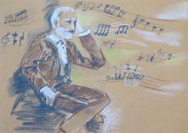 Портрет Чайковского Лебединое