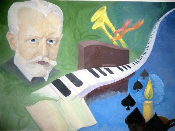 Петр Ильич Чайковский картина