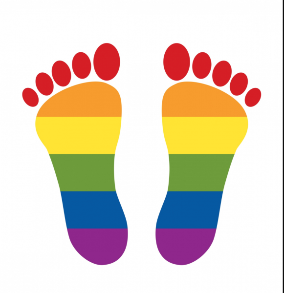 Разноцветные стопы