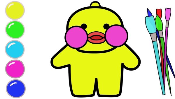 Lalafanfan раскраска