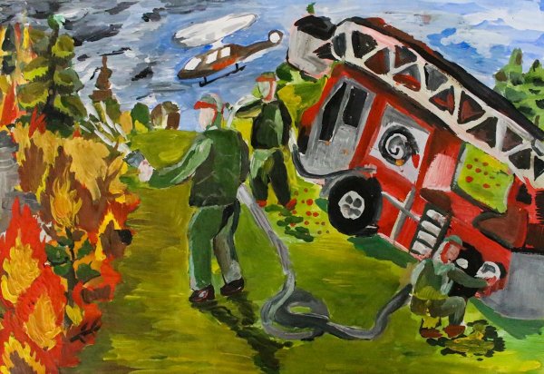 МЧС рисунки