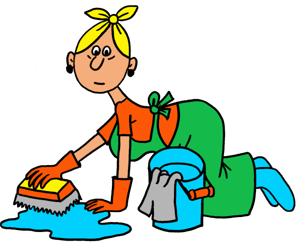 Уборка иллюстрация