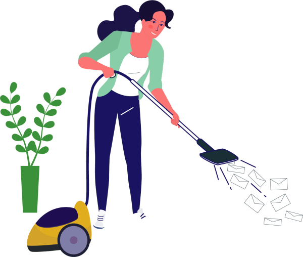 Уборщик мультяшный