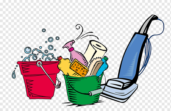 Красивая уборщица