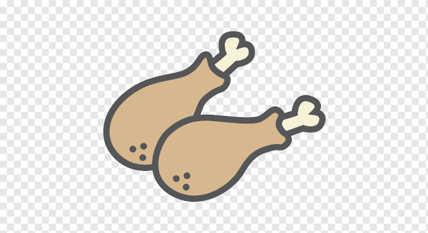 Куриные крылышки вектор