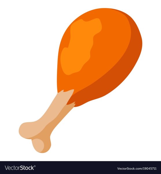 Куриная нога вектор