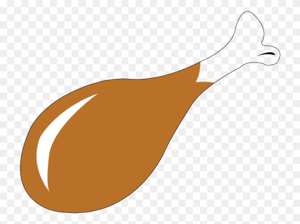 Куриная ножка мультяшная