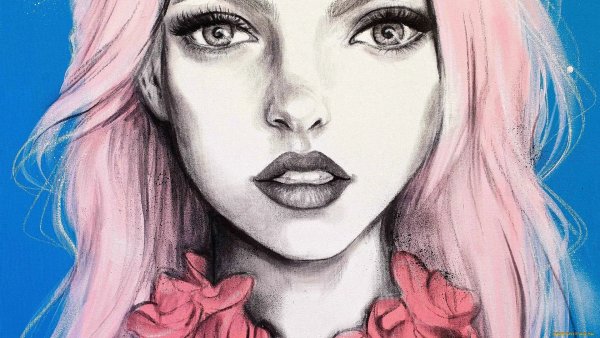 Красивые рисунки девушек карандашом