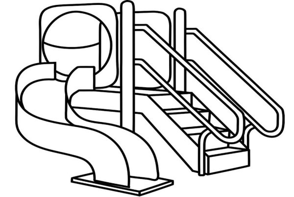 Детские площадки рисовать