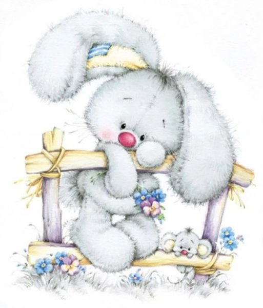 Марина Федотова иллюстрации зайки