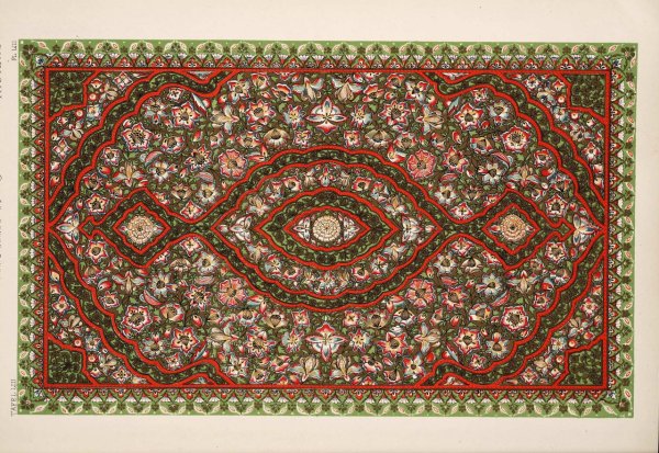 Ковер с растительным орнаментом