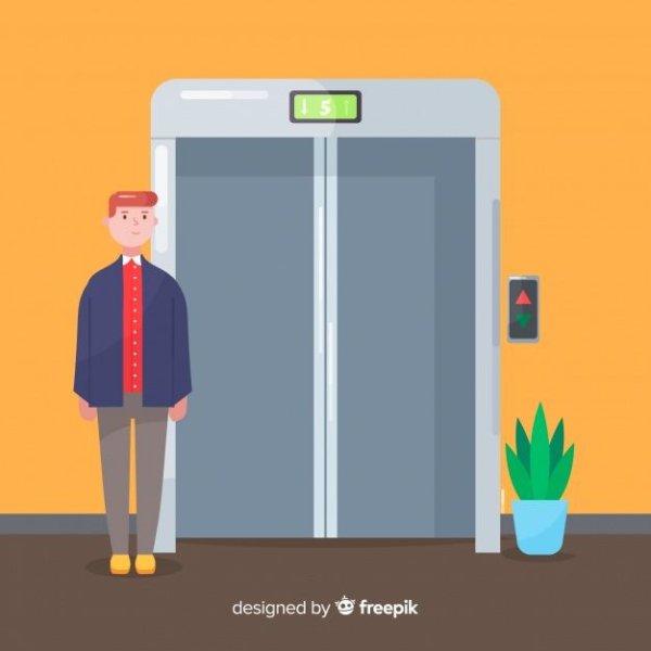 Люди в лифте вектор