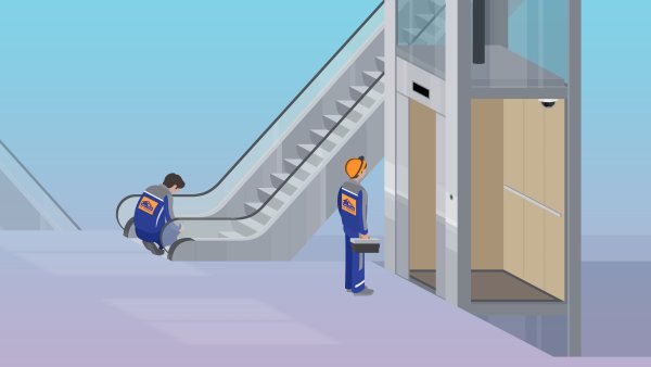 Лифт мультяшный