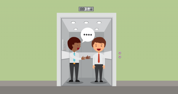 Речь в лифте