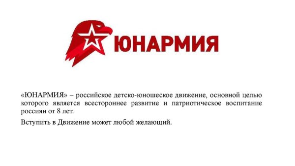 Эмблема юнармейцев