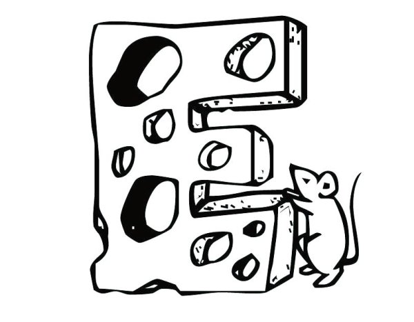 Живые буквы раскраска