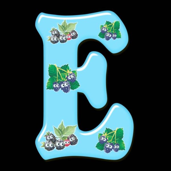 Буква е цветная