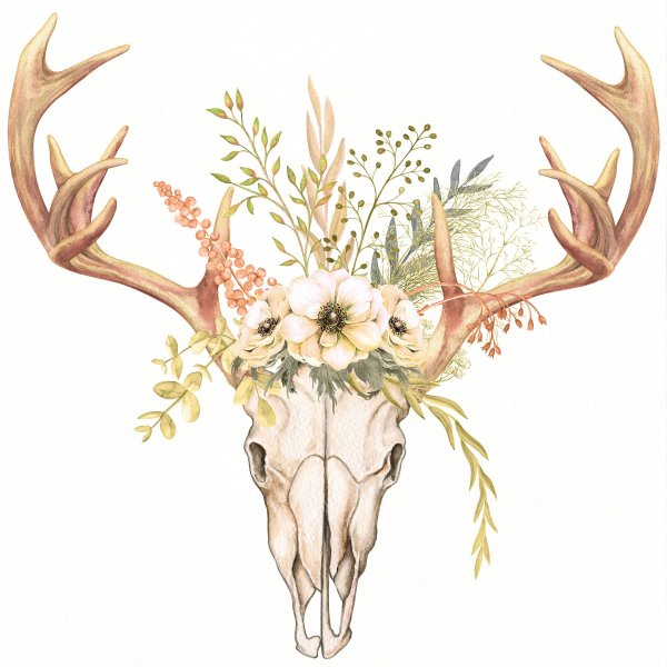 Олень арт