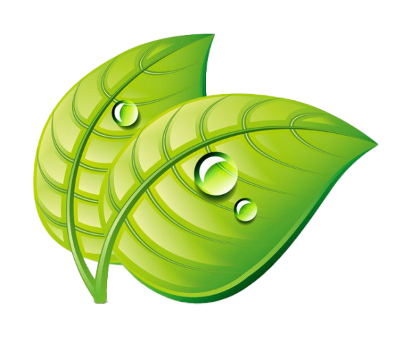 Листик с капелькой