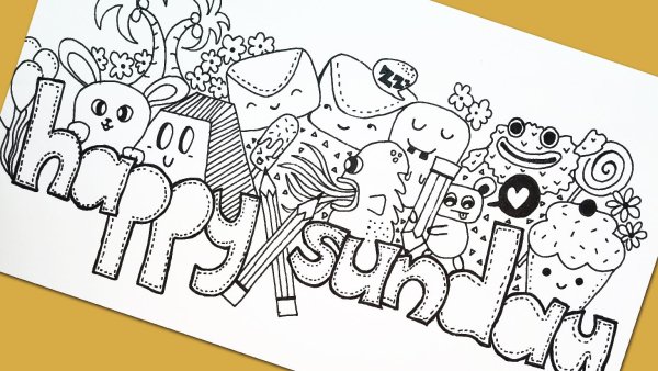 Дудл иллюстрации