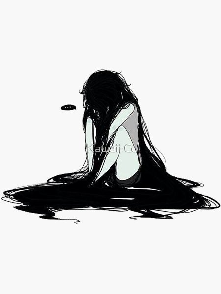 Депрессия арт девушка