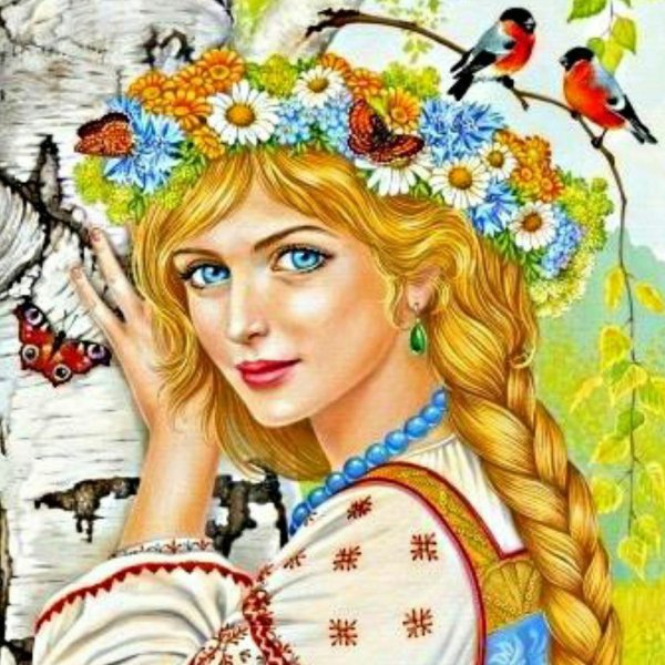 Портрет девушки весны